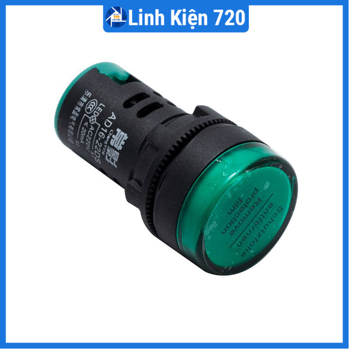 Đèn báo nguồn DC 24V AD16-22D/S23 màu xanh/vàng/đỏ