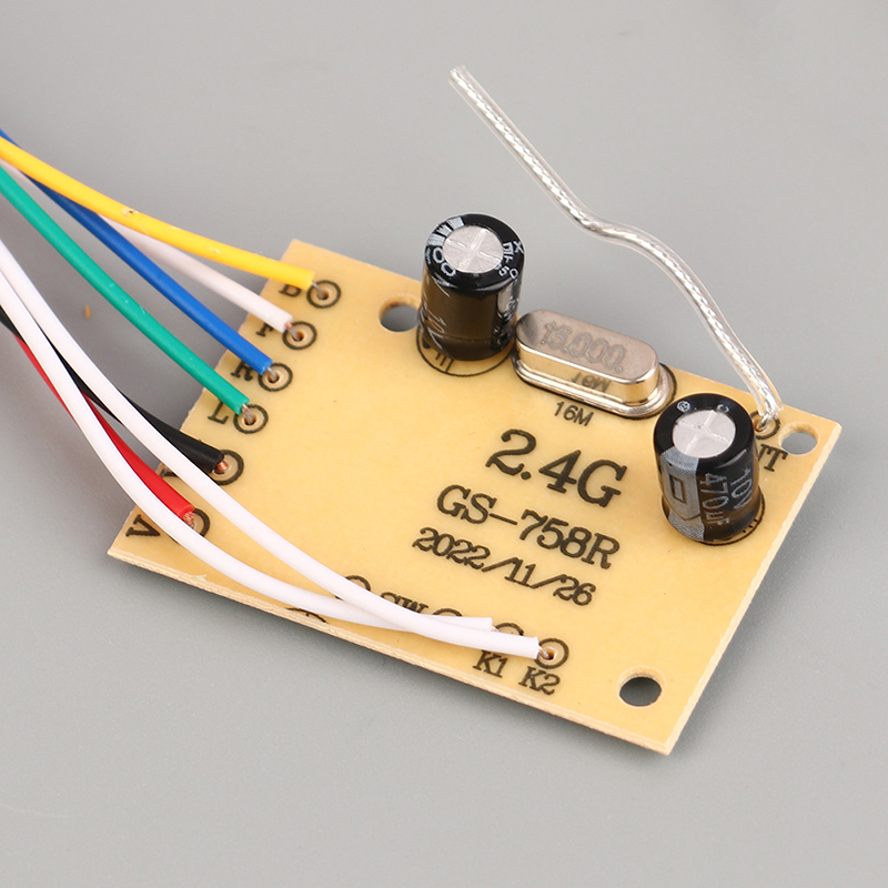 Bảng mạch điều khiển từ xa điều khiển từ xa 4CH 2.4G bộ phát và bộ thu PCB đồ chơi ăng-ten điều khiển từ xa hệ thống vô tuyến