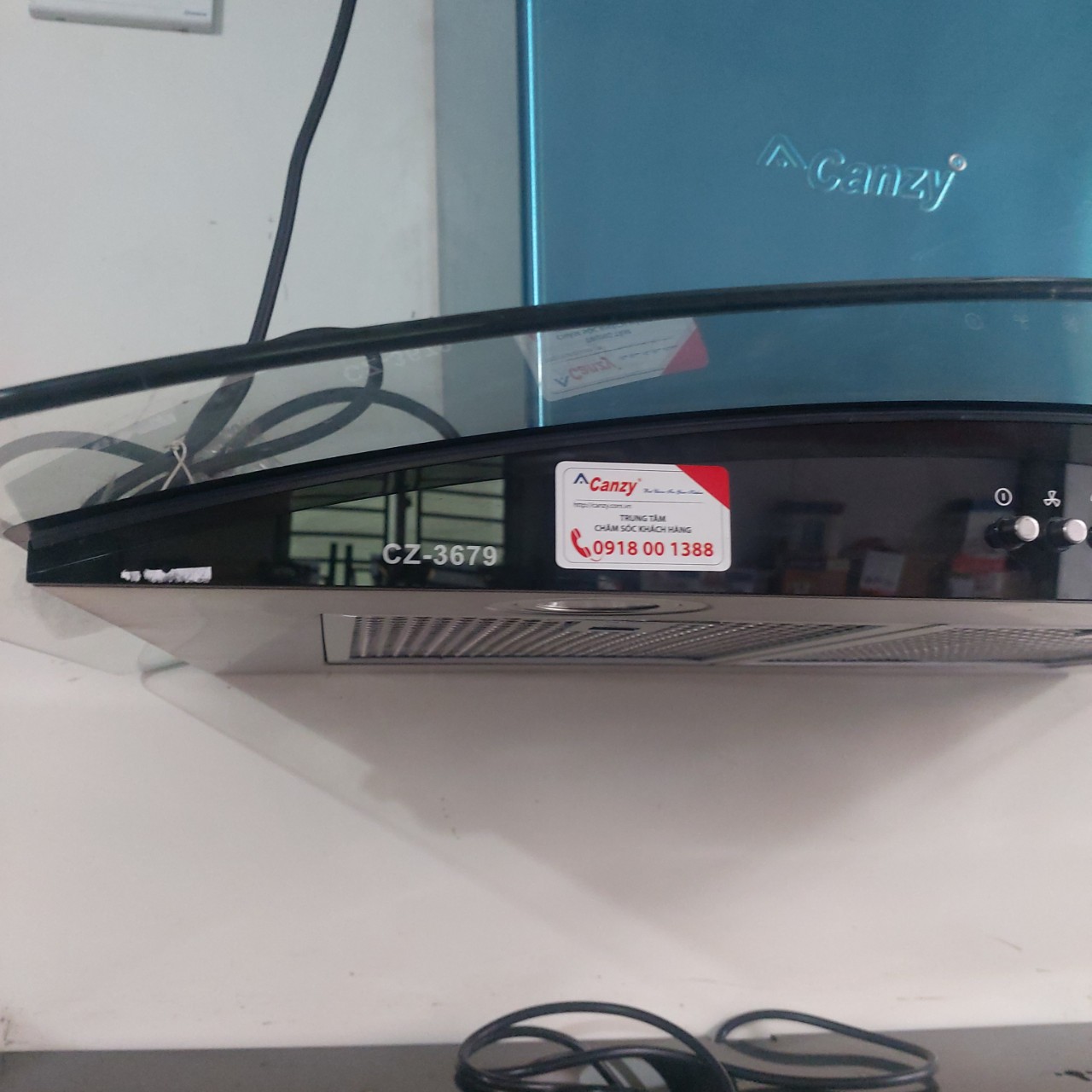Máy Khử Mùi Kính Cong Cao Cấp CANZY CZ3679
