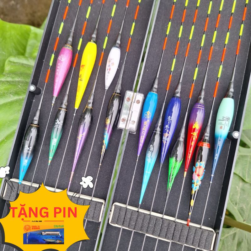 Phao câu đài ban đêm , phao câu cá ban đêm cao cấp đủ màu - Đồ Câu DHS