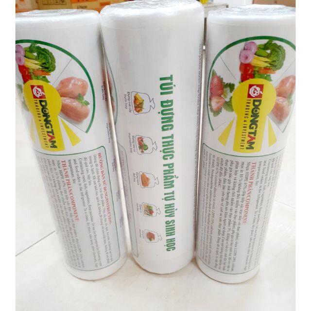 Túi đựng thực phẩm tự hủy sinh học (cuộn 500gr)
