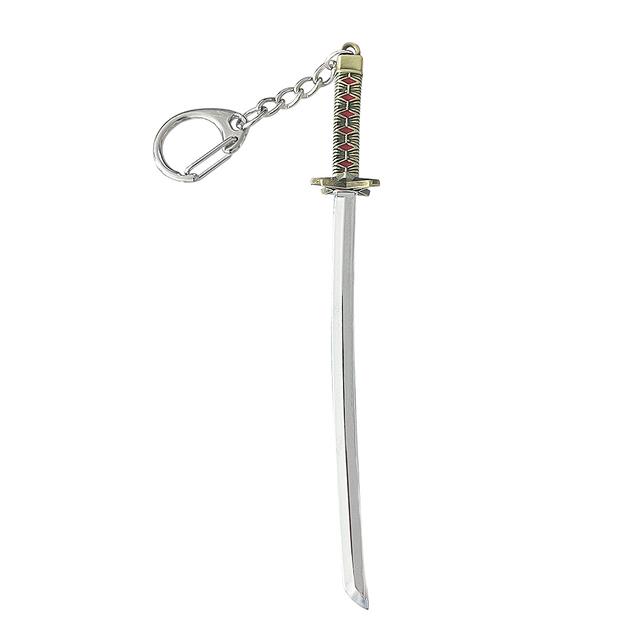 Anime Bleach Sword Keychains Zangetsu Zanpakutou Samurai Royal