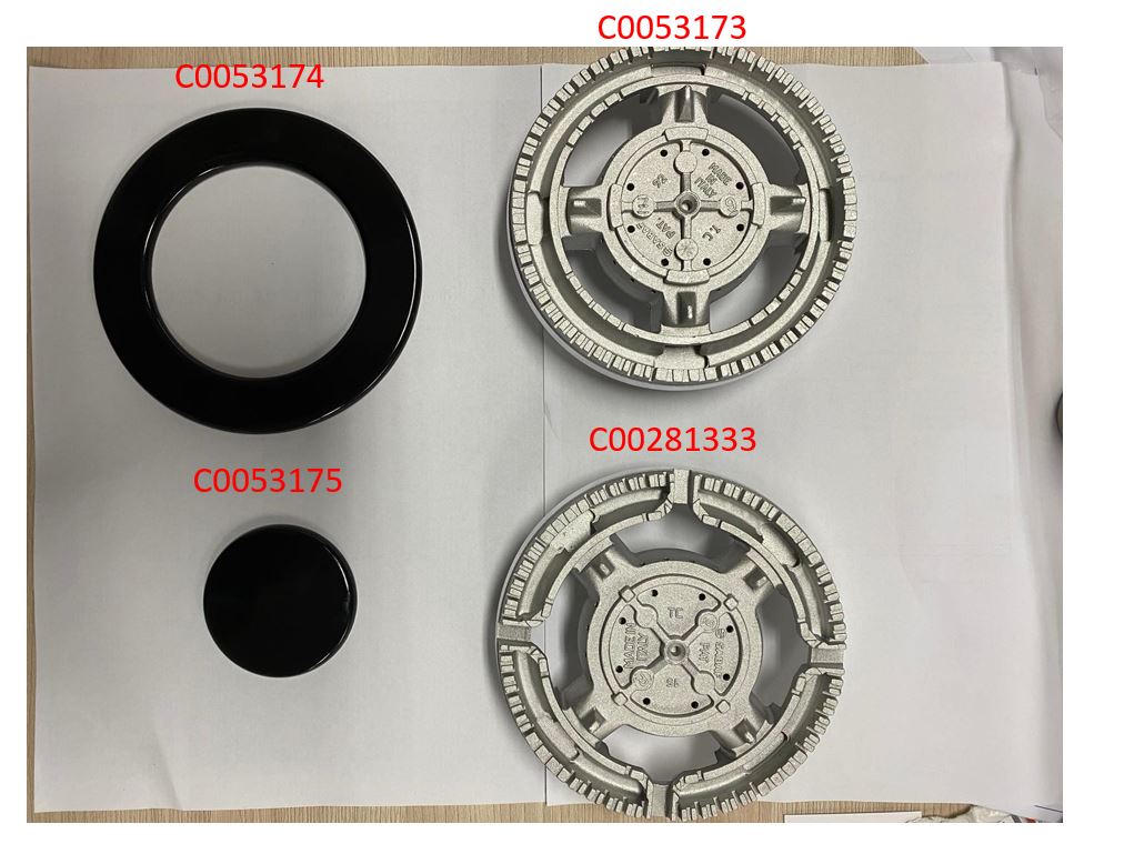 C00053174 Hotpoint & Indesit Genuine Outer Wok Burner Cap | Cooker Spare Parts - View #5