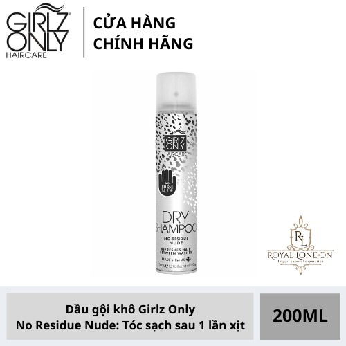 Dầu Gội Khô Girlz Only Dry Shampoo 100ml - 200ml
