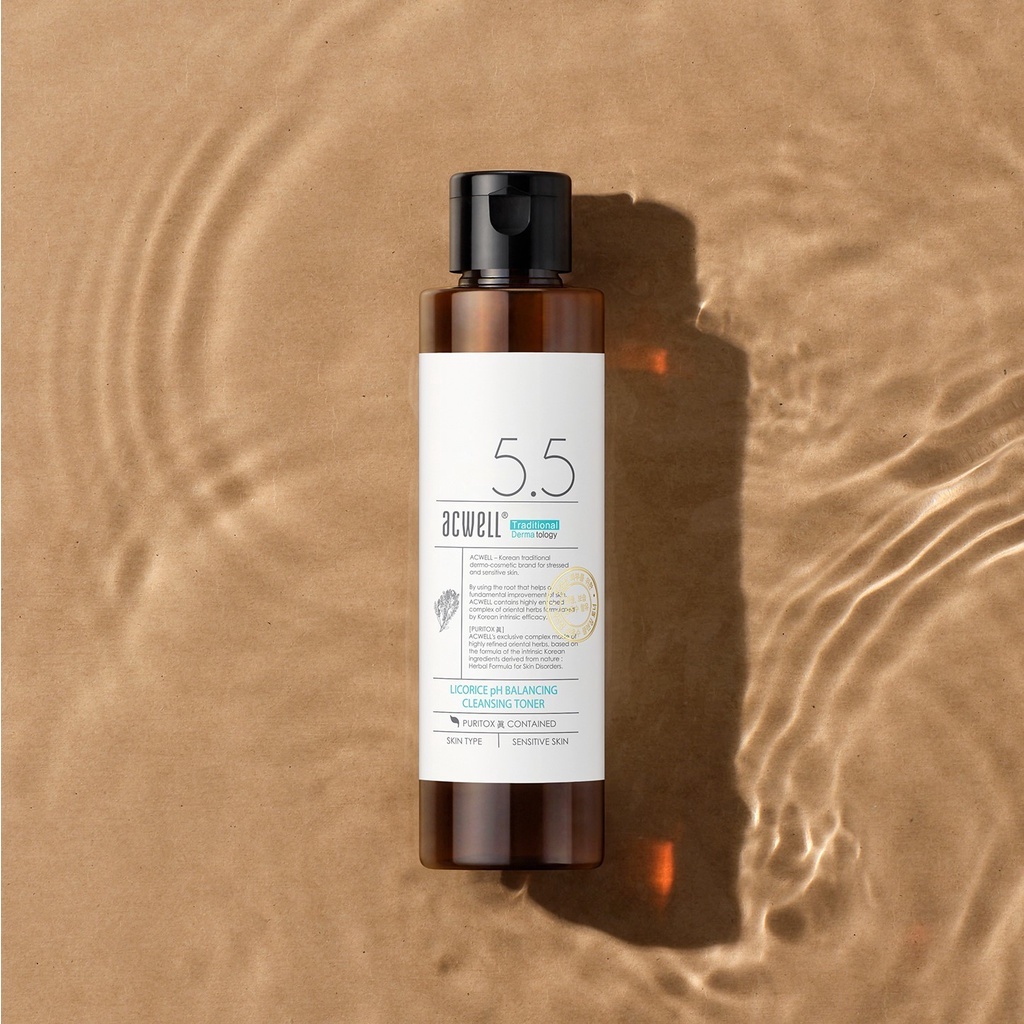 Toner Cam thảo ACWELL LICORICE PH BALANCING CLEANSING TONER