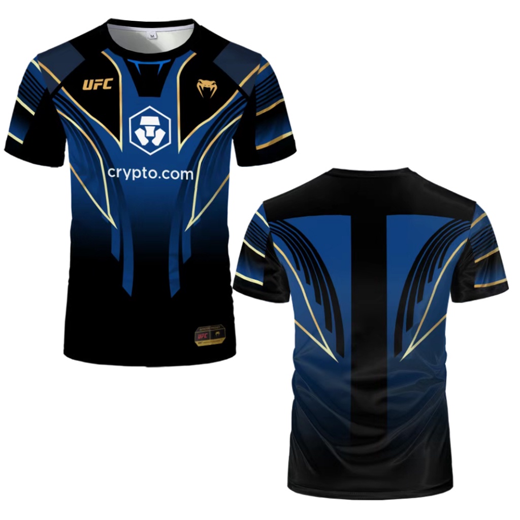 New FashionMMA Fighting UFC VENUM Fight Authentic Night 2.0 JERSEY ALJAMAIN STERG CEJUDO Quick Dry Bo Shirt 2023.