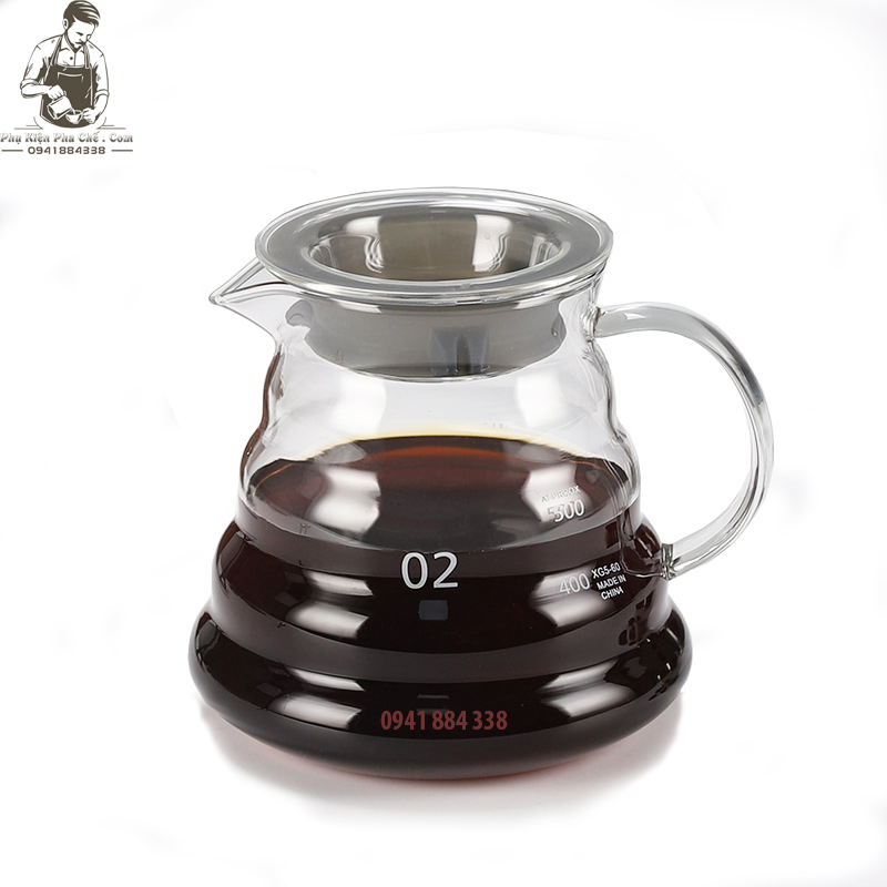 Bộ Bình Pha Cà Phê Drip V60 Phễu Sứ