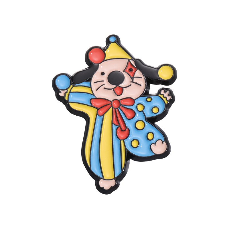 Funny Frog Cat Clown Enamel Pins Brooches Cute Animal Brooch Badges