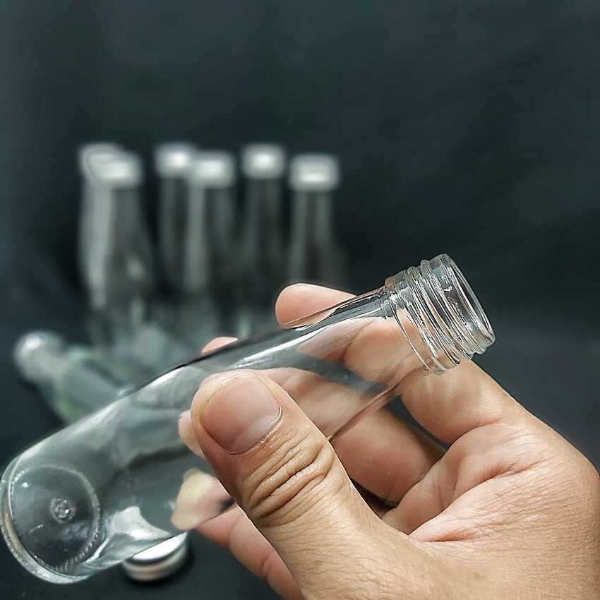 Glass JAR 100ml – Cylinder shape - combo 15 jars