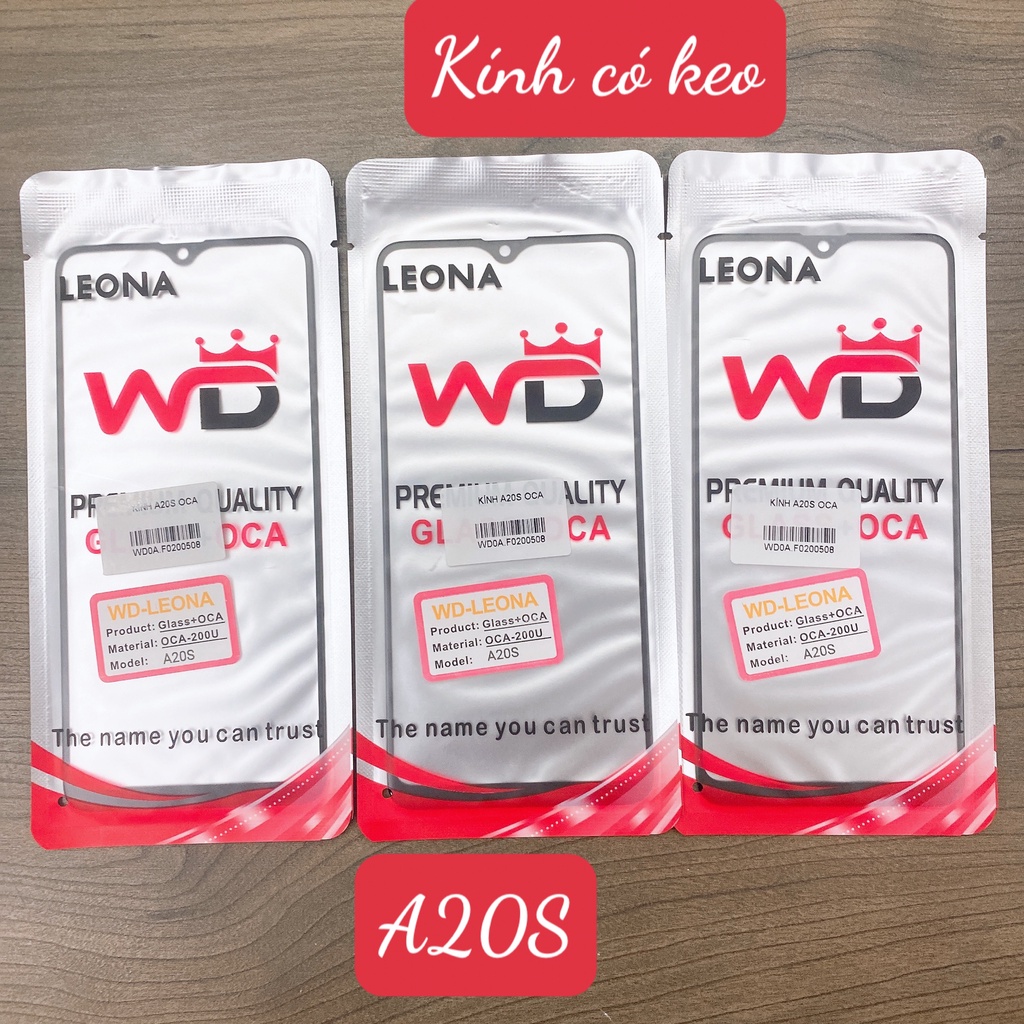 Kính ép có keo oca samsung a20s - a027f