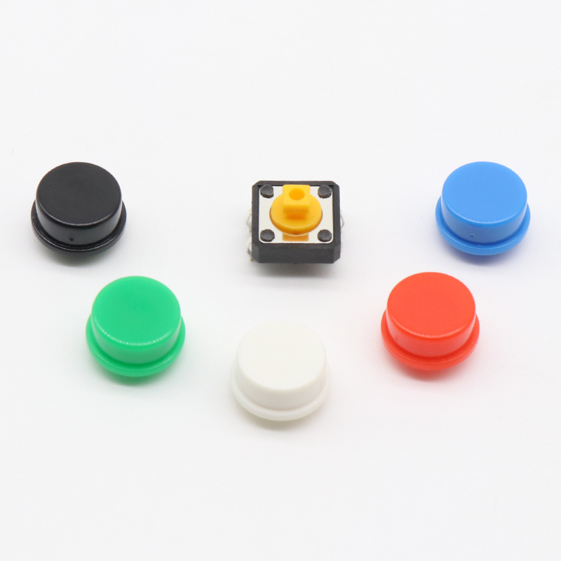 %E3%80%90TopazTrove%E3%80%9120PCS%20Tactile%20Push%20Button%20Switch%20Momentary%2012*12*7.3MM%20switch%20button%20+%20(20PCS%205%20colors%20Tact%20Cap)%20-%20Image%204