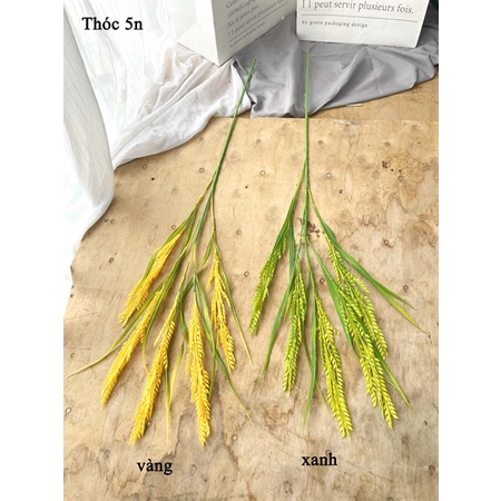 Artificial Flowers - 5-Pronged Plastic Rice Shaft Branches