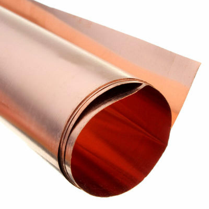 1Pc 99.9% Pure Copper Cu Metal Sheet Foil Plate Strip Thickness 0.05mm - View #6