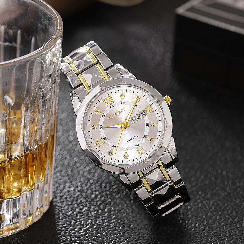 Luxury Brand Men Watch Westchi Stainless Steel Business Famous Brand Quartz  Watch New With Tag Free Shipping - Quartz Wristwatches - AliExpress