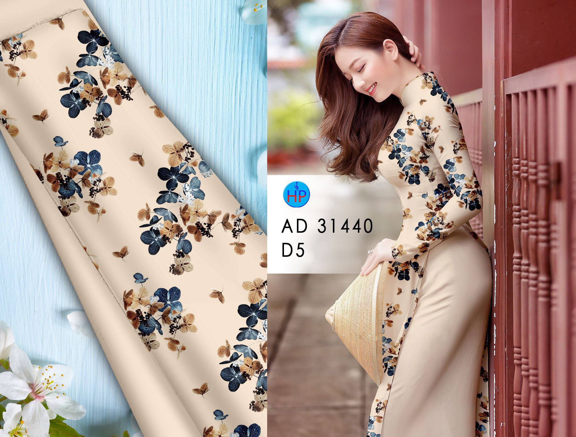 Vải May Áo Dài Lụa Thúy Nga Đẹp Sang Trọng