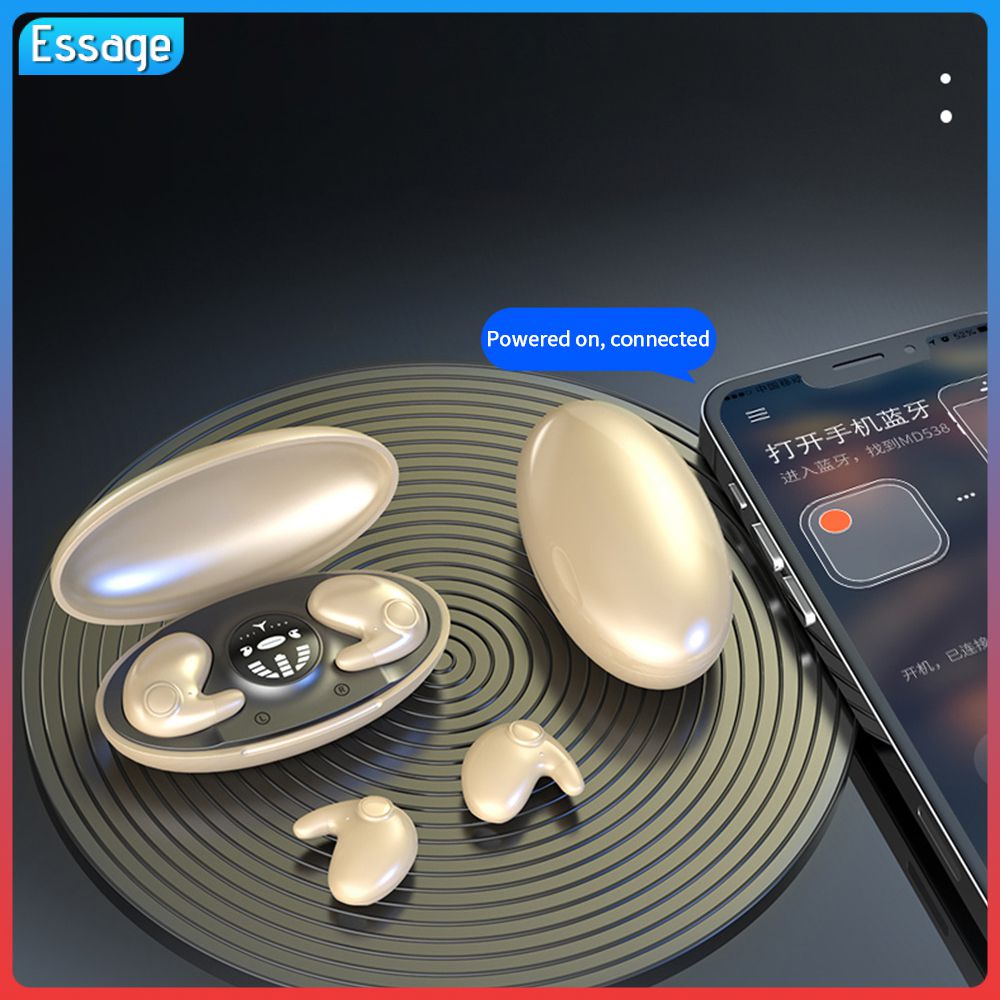 Essage MD538 Bluetooth Headset Wireless Ear Bone Conduction Not Ear Long Endurance Dual Stereo