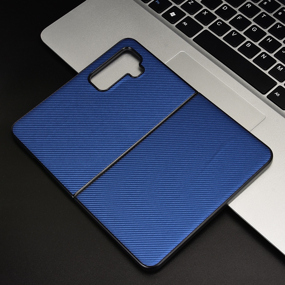 For Microsoft Surface Duo 2 Case Luxury Carbon Fiber Slim PU leather Case For Microsoft Surface Duo 2 Duo2 Phone Case