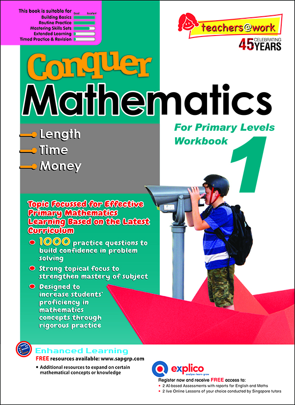 Conquer Mathematics Series For Primary Levels 1 - 2 | Topical | Primary ...