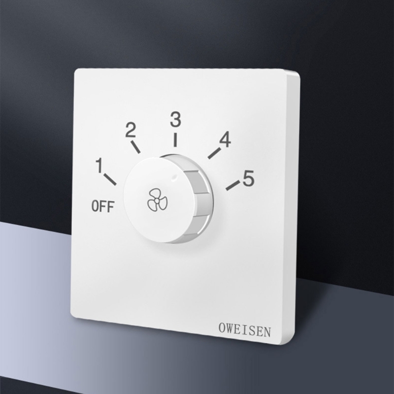 New arrival Capacitance Type Ceiling Fan Universal Electric Fan Governor Controller Top Fan Speed Regulation Fifth Gear Fan Switch