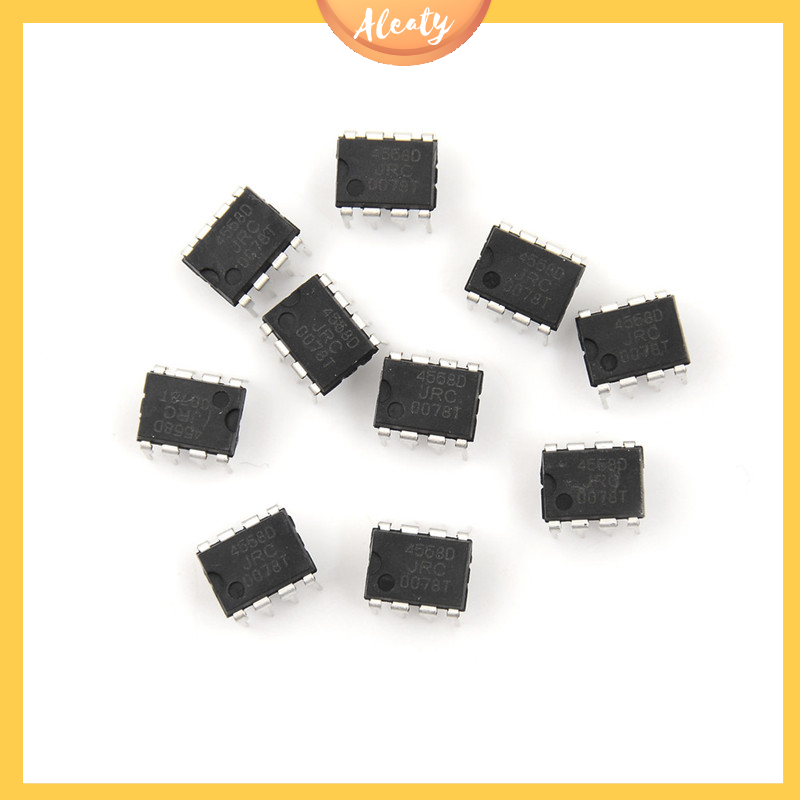 Aleaty💝 20 chiếc IC jrc4558d 4558d DIP8 OP amp DIP8