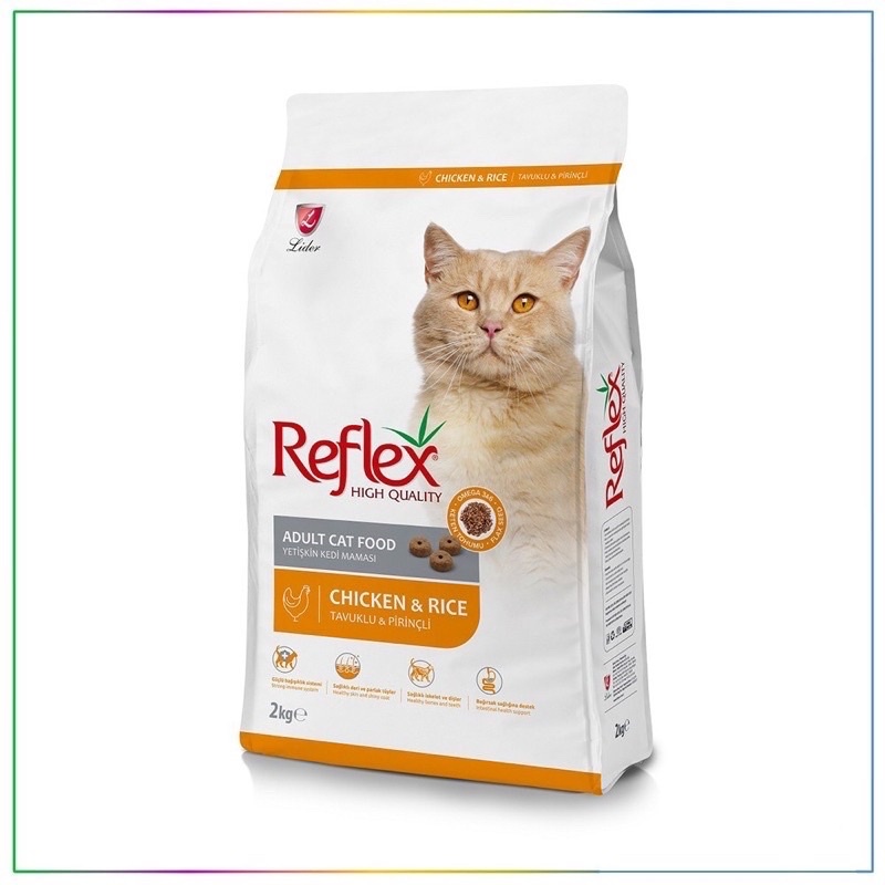 Hạt Reflex chiết 1KG cho mèo lớn vị Gà - Thức ăn hạt cho mèo Siêu rẻ , tiện lợi. thumbnail