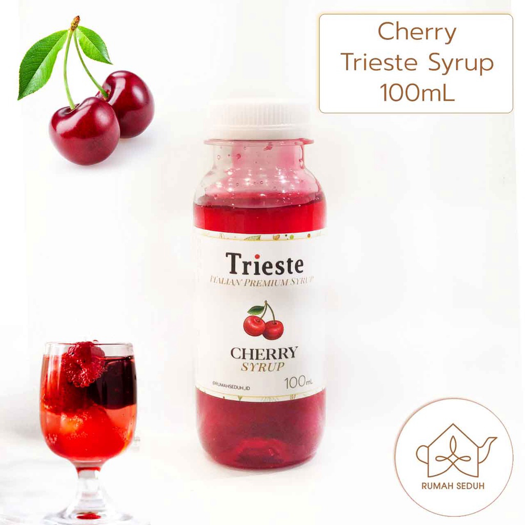 Trieste Syrup 100mL - Syrup Cherry 100 ML - Sirup Buah Ceri 100mL ...