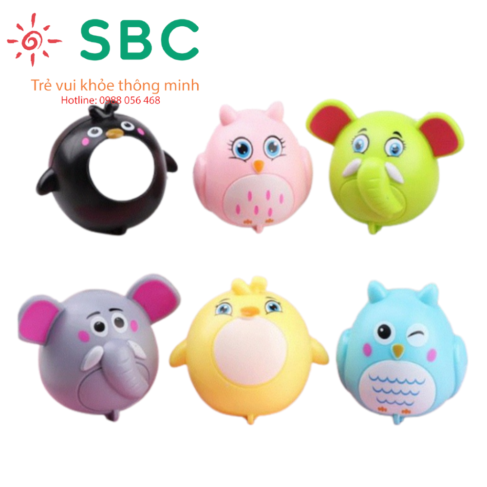 [Hoàn Tiền 10%]Set 20 Con Vật Chạy Đà dễ thương (1 hộp TRỨNG THÚ CHẠY CÓT) chơi vui cho bé