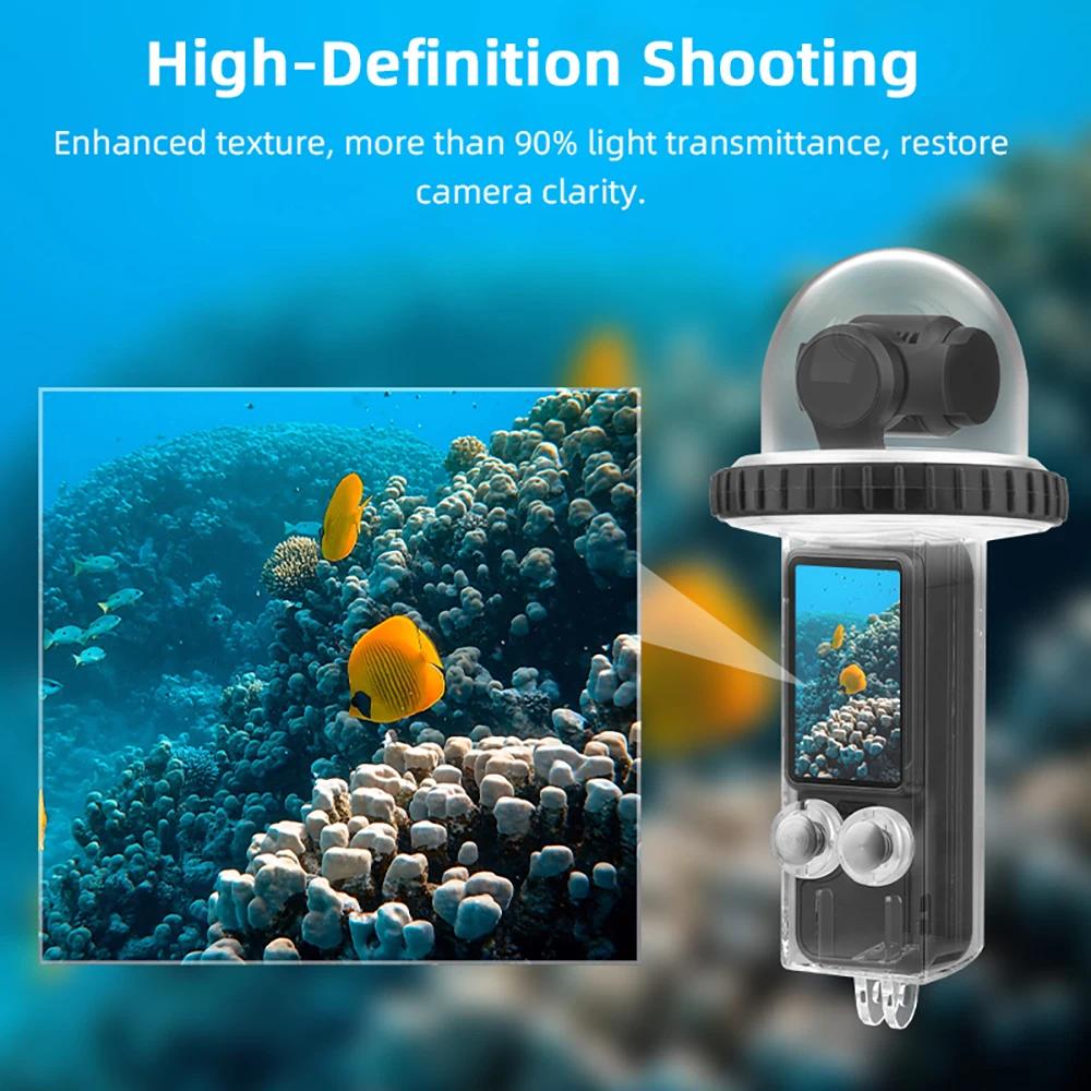 40M Waterproof Case For DJI Osmo Pocket 3 Underwater Diving Housing Cover Protective Shell Camera Photographic Accessories