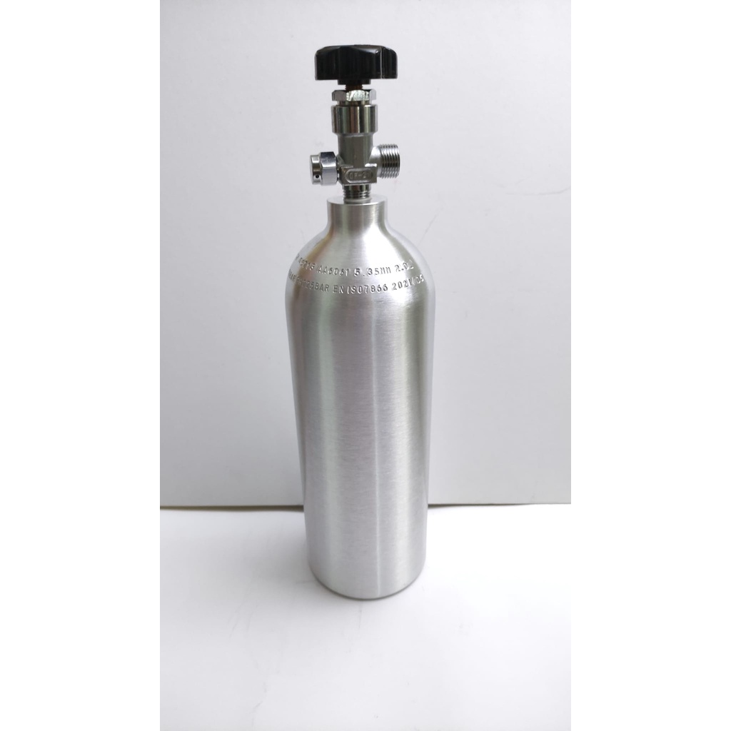 (SG STOCK) ALUMINUM CO2 cylinder, top load and side load available, CO2 ...