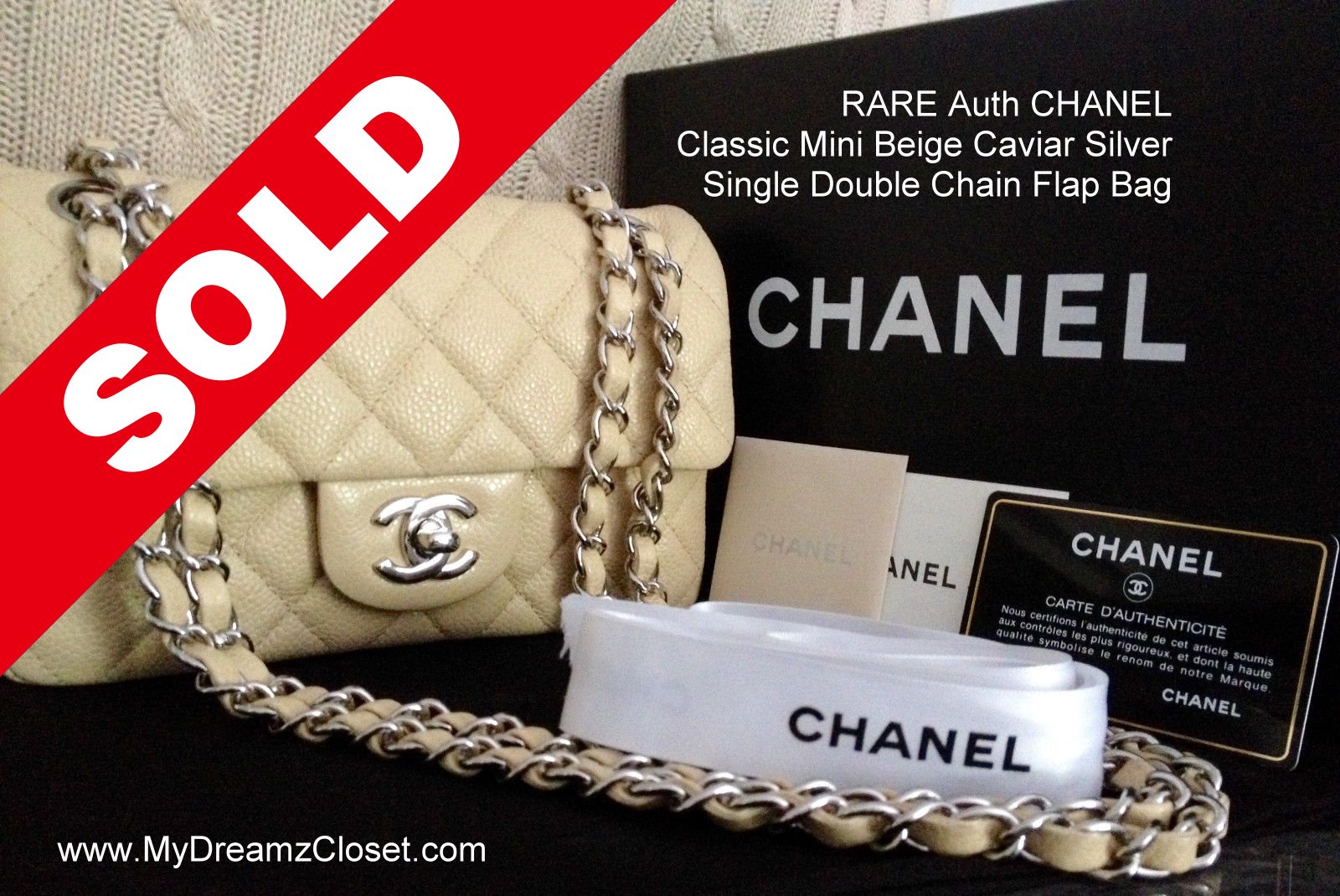 Chanel Beige Quilted Caviar Medium Classic Double Flap Silver Hardware  2021 Available For Immediate Sale At Sothebys
