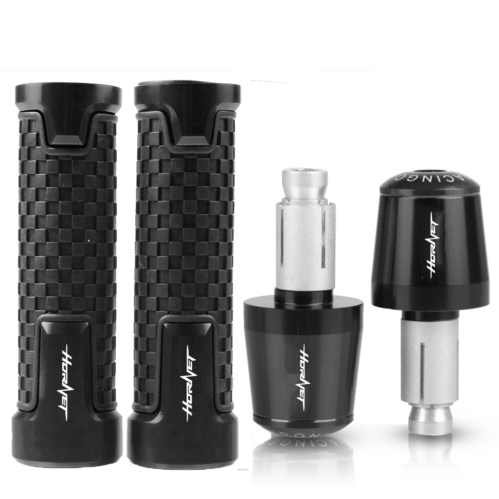 22mm motorcycle handle bar grips handlebar grip end plug cap for honda cb600f cb600 cb599 cb900f hornet 250 600 900 cb500f cb919