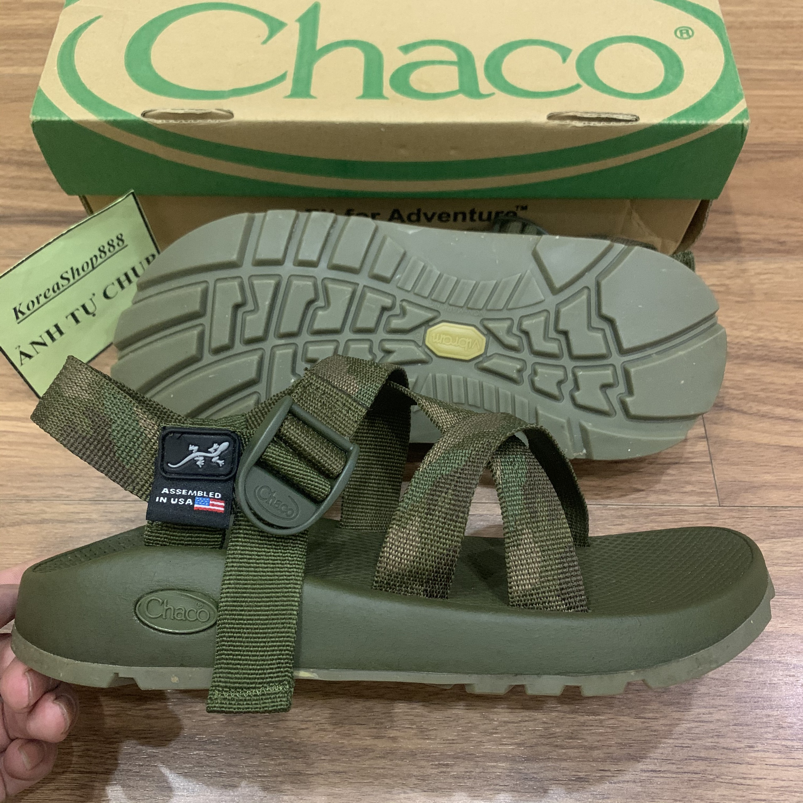 Dép Sandal Nam Chaco Rằn Ri D35