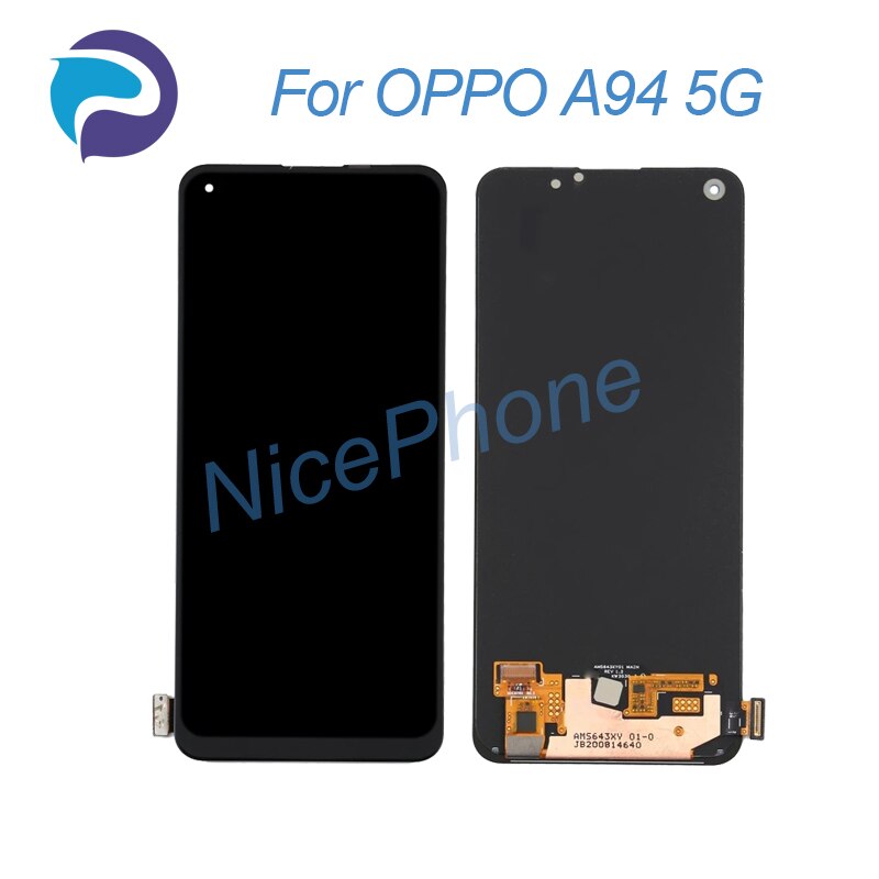 For oppo a94 5g lcd display touch screen digitizer assembly replacement cph2211 a94 5g screen display lcd