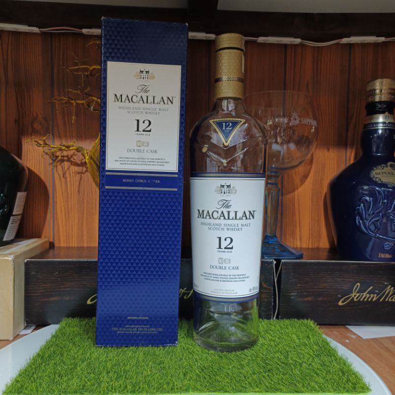 Vỏ chai rượu ngoại Macallan 12 năm Full Box Xuất xứ Scotland mới đẹp