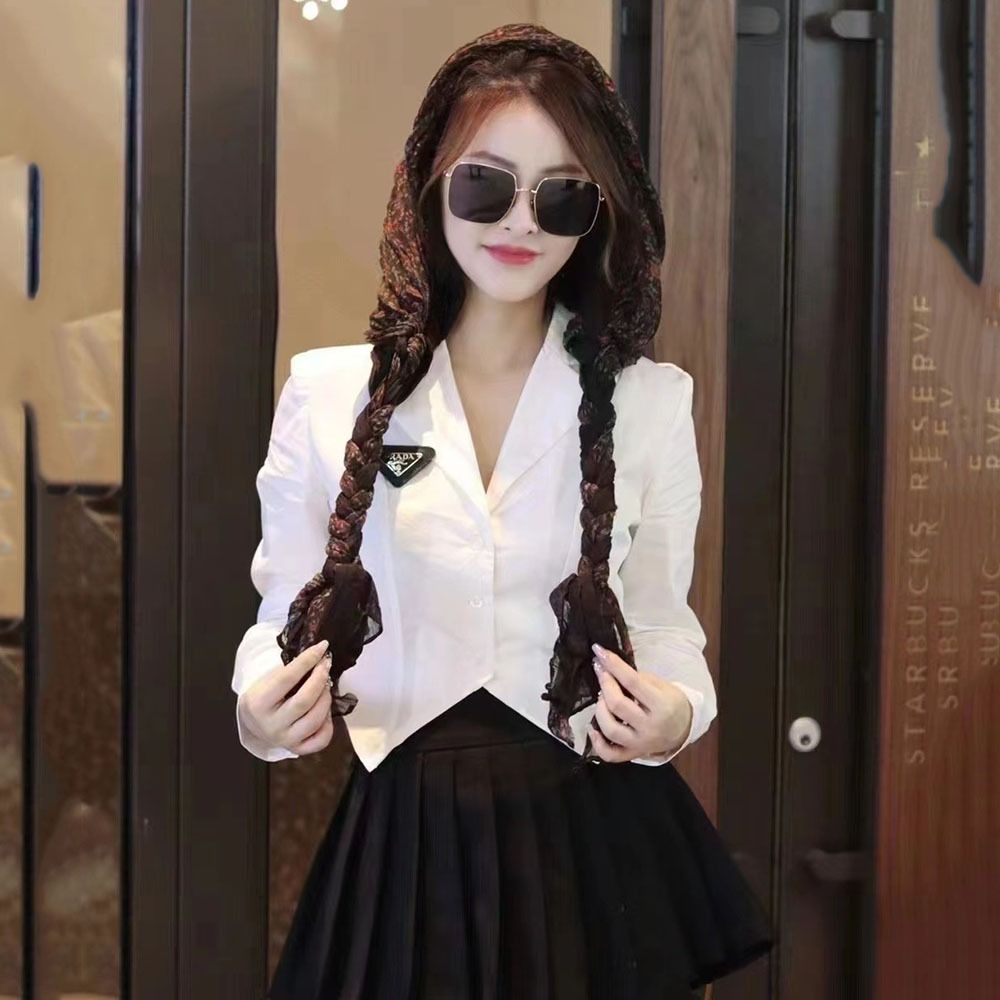 QINJUE Mũ Khăn quàng cổ Mũ đội đầu Mũ Khăn quàng cổ Mũ chống nắng Khăn trùm đầu Khăn xếp chống nắng Khăn choàng chống nắng Mũ baotou hồi giáo