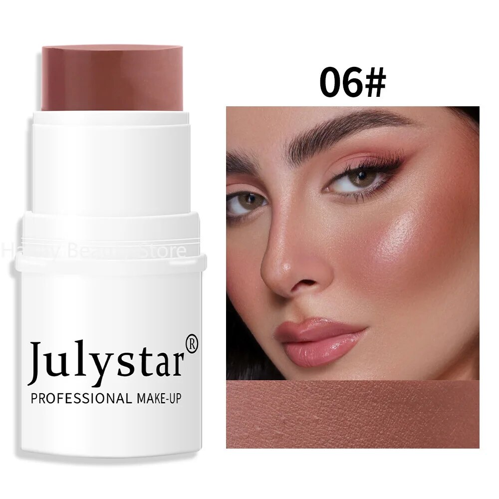 Blush Stick Highlighter Glitter Contouring Bronzer For Face Shimmer Powder Highlight Corrector Contour Illuminator Korean Makeup. 