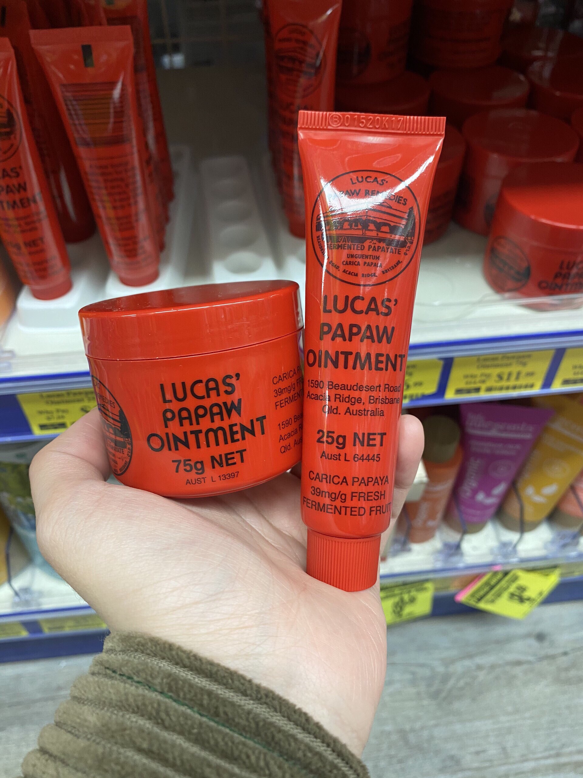 Kem đu đủ Lucas’ Papaw Ointment 25g ( Hàng chuẩn Úc)