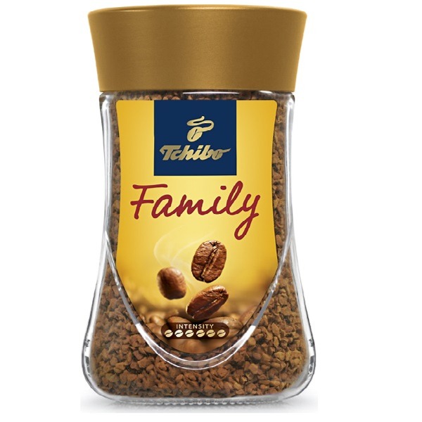 Cà phê hòa tan, family, invigorating & strong instant coffee, 7.1 oz - tchibo