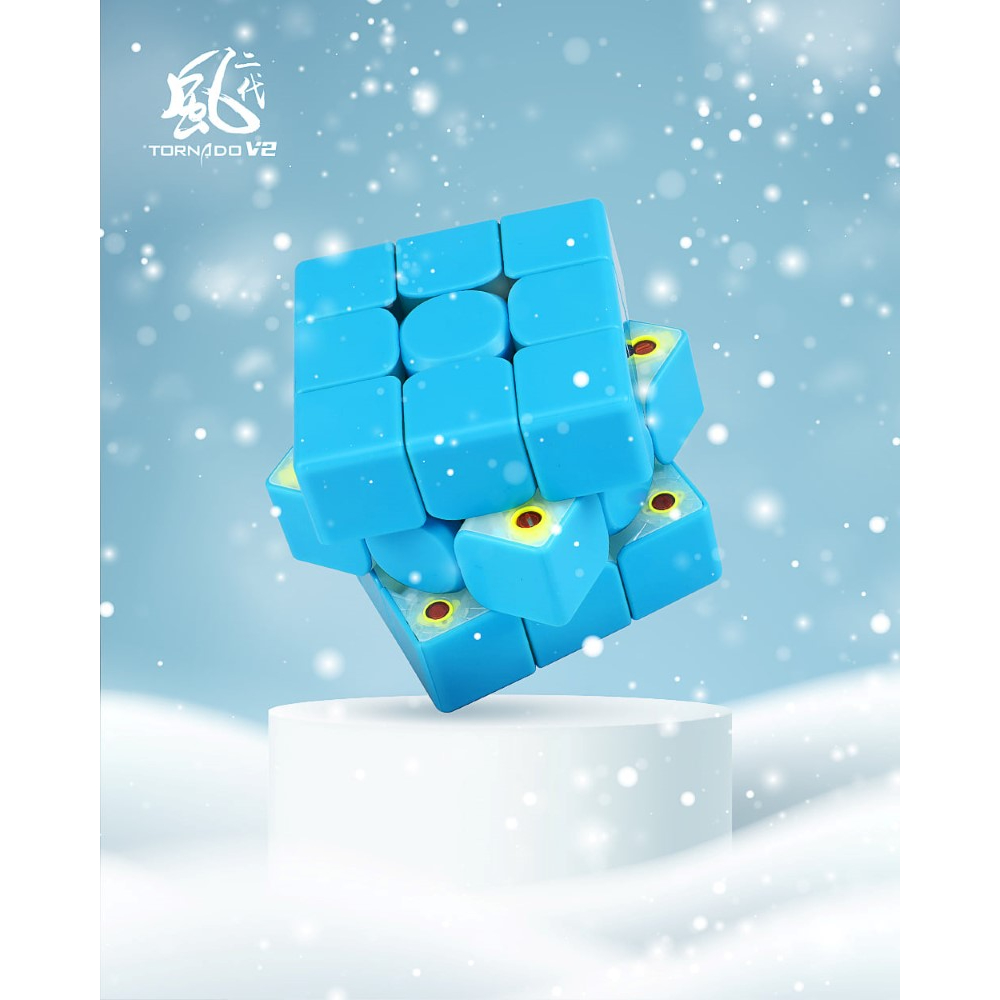 Rubik 3x3 QiYi XMD Tornado v2 M Winter (Limited Edition)