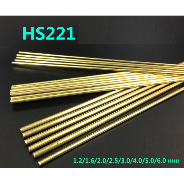 Bộ 10 que hàn bù tig đồng 2.4 que hàn tig