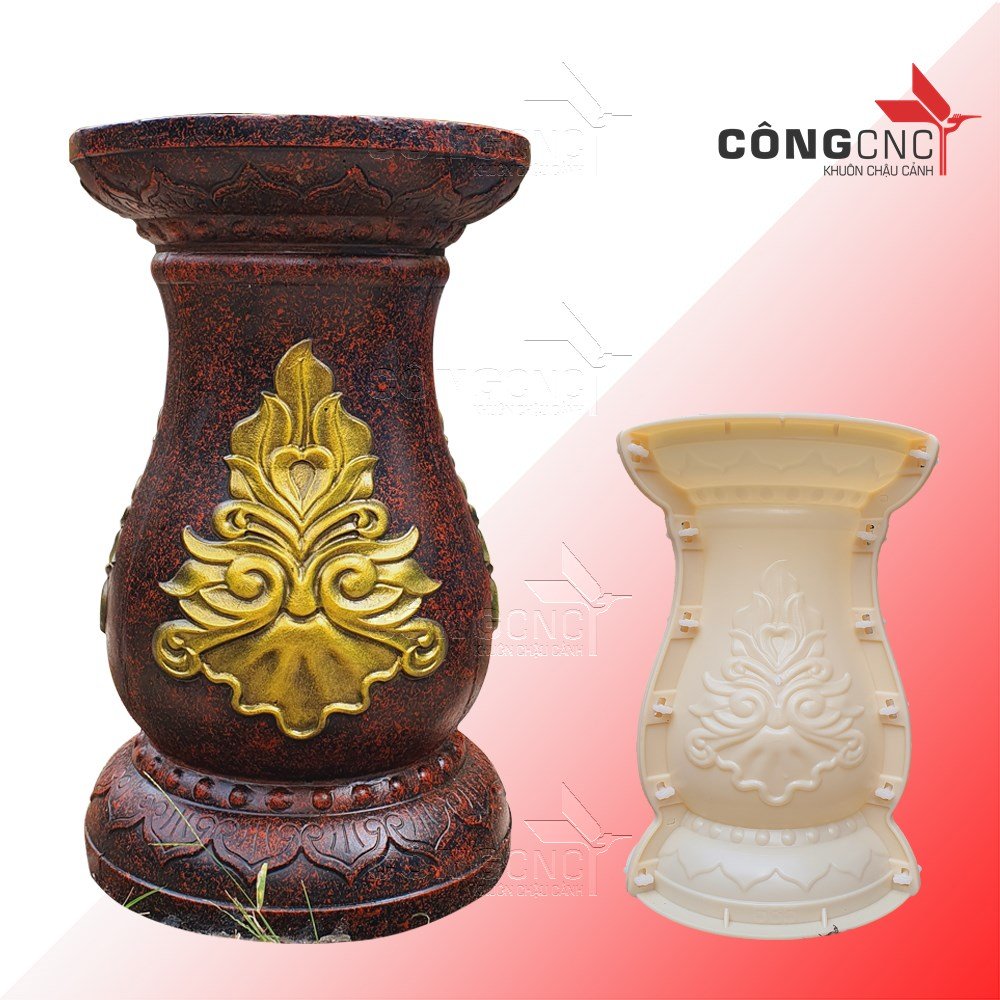 Khuôn đôn chậu cao 45, khuôn đôn ghế