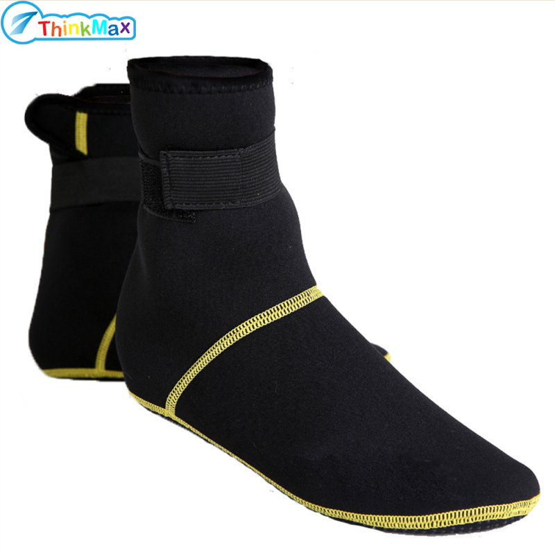 Snorkeling Socks, Diving Socks, 3millimeter Neoprene Cozy Shoe Socks Wetsuit Socks Thermal Water Socks Fin Socks For Snorkeling Surfing Swimming