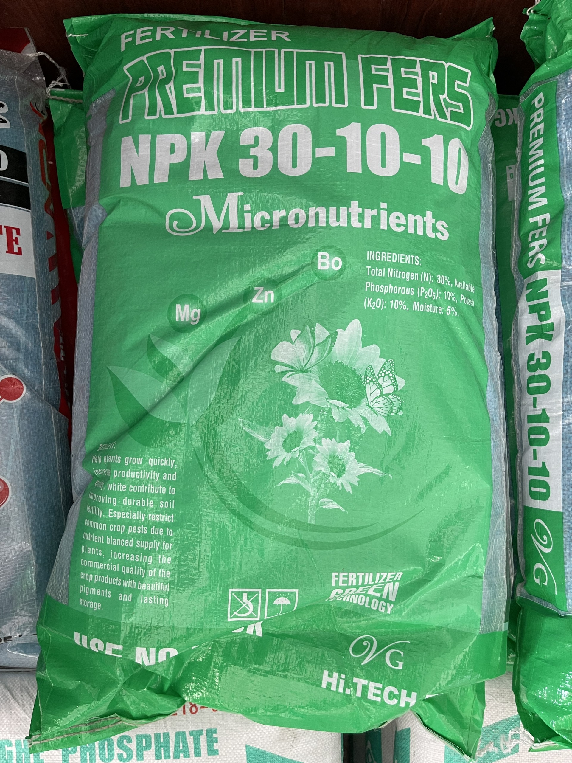 PHÂN BÓN NPK 30.10.10 (1KG)