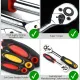 Remax 1/4" 3/8" 1/2"inch Ratchet Wrench 24 Teeth Extending Telescopic Ratchet Socket Wrench Reversible Tool Plat 1pc. 