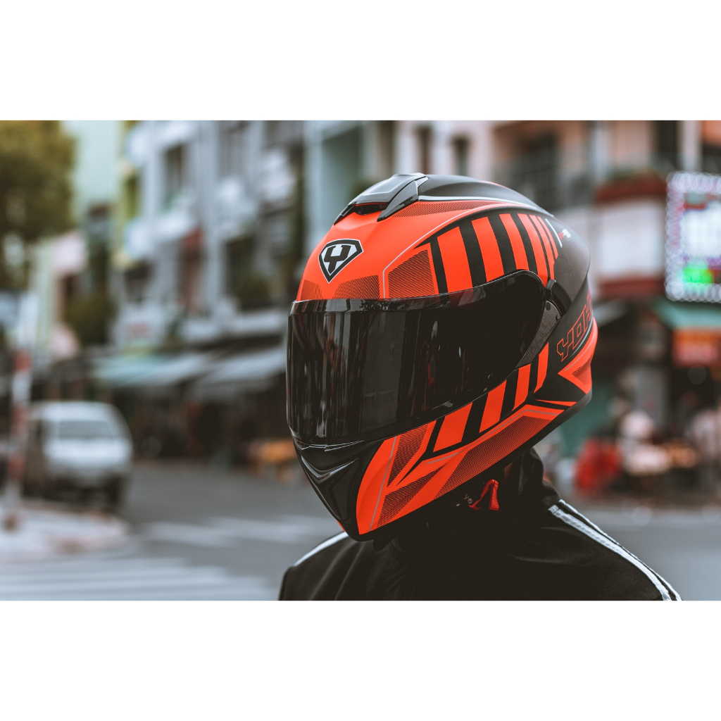 Mũ Bảo Hiểm Fullface Hai Kính YOHE 981