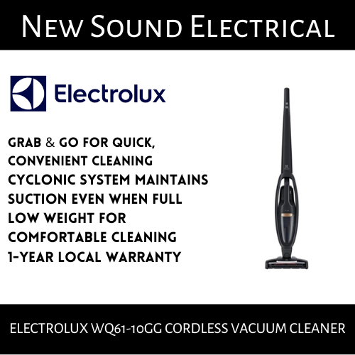 ELECTROLUX WQ6110GG Cordless Vacuum Cleaner / 1 Year Local Warranty