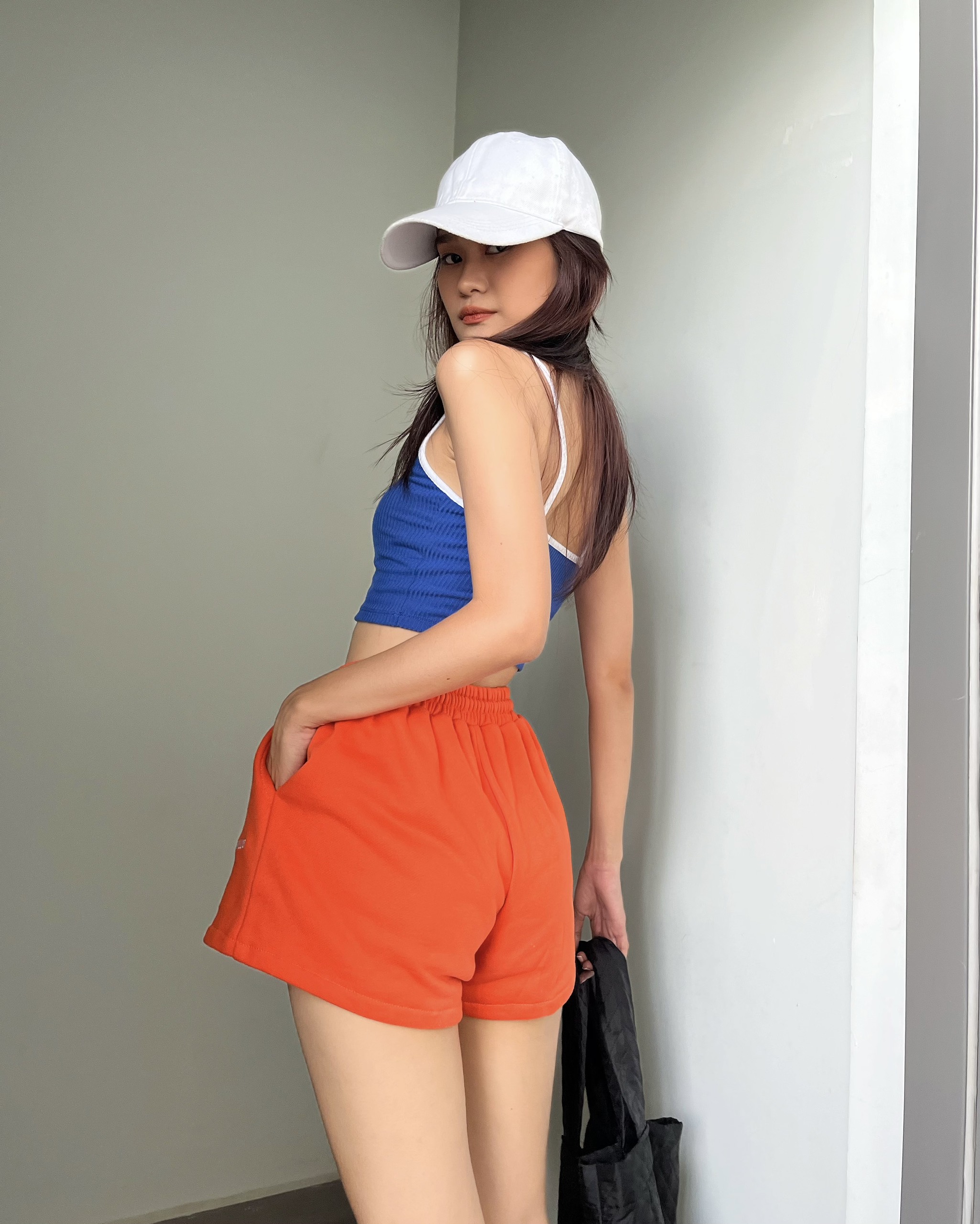 Áo Ruby Top xanh dương