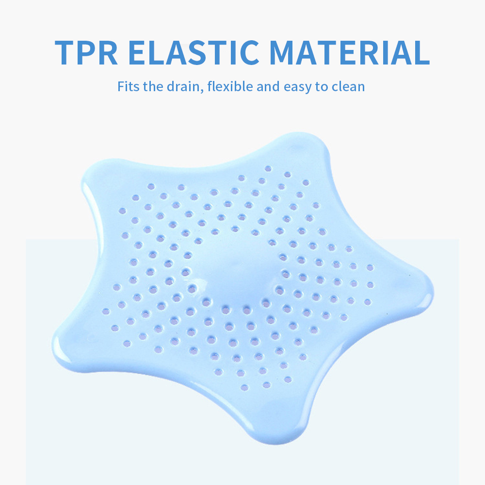 Creative Kitchen Sink Anti-Clogging Floor Drain Sewer Filter Flower-Shaped Silicone Floor Drain
