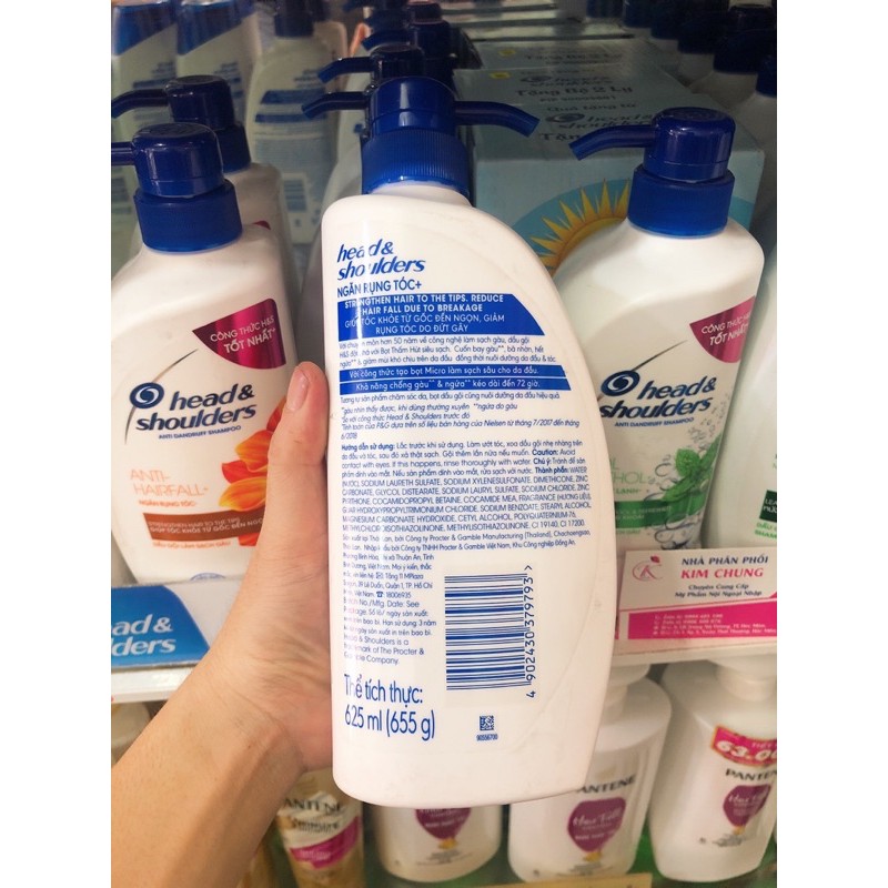 Dầu gội đầu Head & shoulders 650g