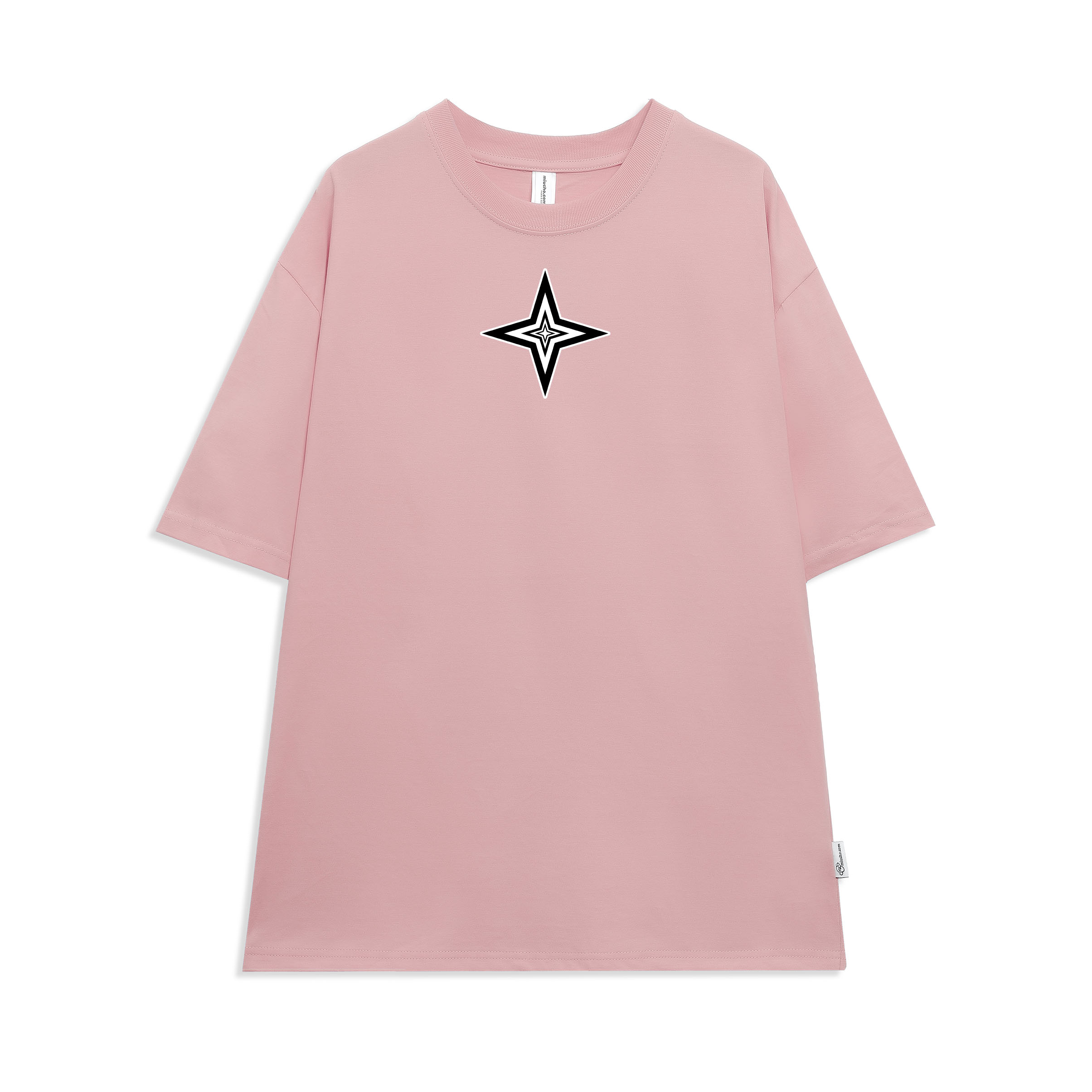 Áo thun form rộng nữ Unisex chất vải cotton MT006 Miucho in basic